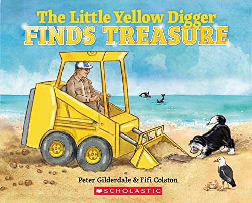 Beispielbild fr The Little Yellow Digger Finds Treasure zum Verkauf von WorldofBooks
