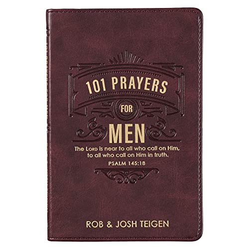 Imagen de archivo de 101 Prayers For Men, The Lord Is Near to All Who Call On Him, to All Who Call On Him In Truth - Psalm 145 18 - Powerful Prayers to Encourage Men, Faux Leather Flexcover a la venta por Lakeside Books