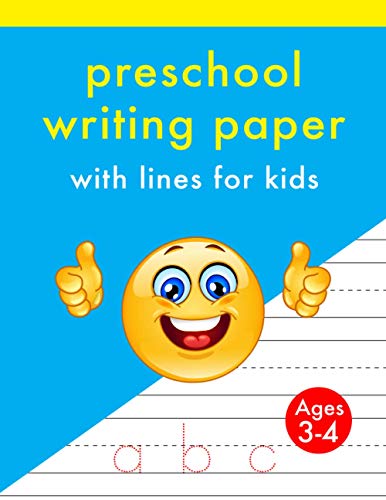 Stock image for Preschool Writing Paper With Lines for Kids: 105+ Dotted line practice pages for letters and numbers for sale by AwesomeBooks