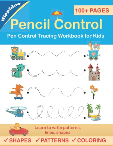 9781777421182: Pen Control Tracing Workbook for Kids: Learn to write patterns, lines, shapes to practice pencil control