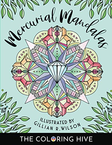 Stock image for Mercurial Mandalas: Adult Coloring Book of 30 Quirky and Unique Mandalas for sale by Book Deals