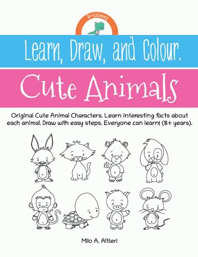 Beispielbild fr Boxisaurs - Learn, Draw and Colour Cute Animals: Original Cute Animal Characters. Learn interesting facts about each animal. Draw with easy steps. Everyone can learn! (8+ years). zum Verkauf von Books Unplugged
