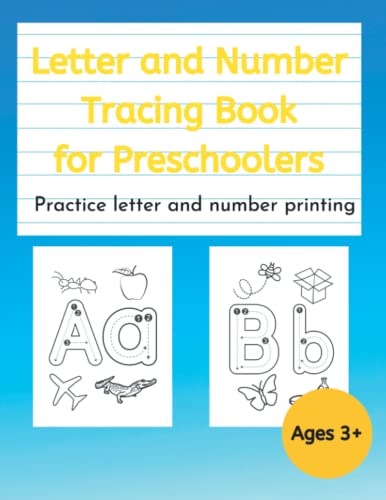 Stock image for Letter and Number Tracing Book for Preschoolers: Practice letter and number printing for sale by GF Books, Inc.