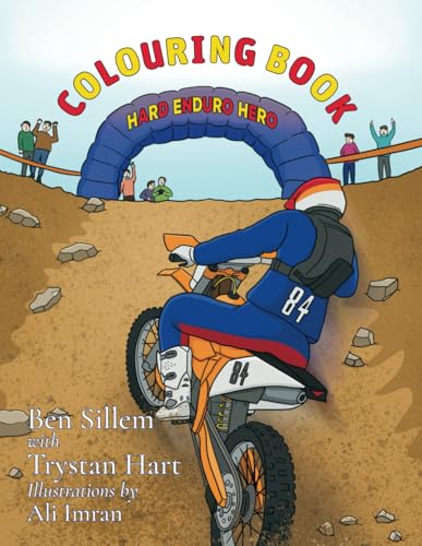 

Hard Enduro Hero Colouring Book