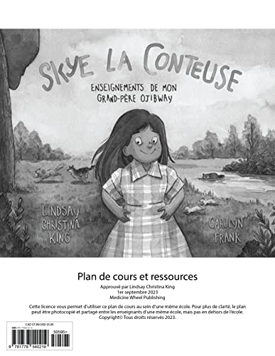 9781778540219: Skye la conteuse plan de cours: Enseignements de mon grand-pre ojibway (French Edition)