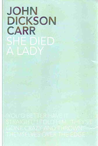 Stock image for She Died a Lady for sale by HPB-Ruby