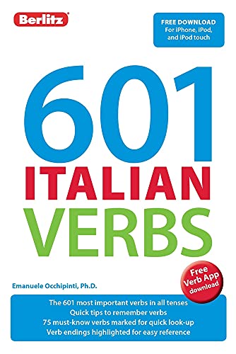601 Italian Verbs (601 Verbs) (9781780043883) by Berlitz Publishing