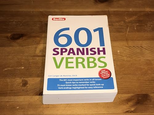 601 Spanish Verbs (601 Verbs) (9781780043944) by Berlitz Publishing