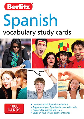 9781780044613: Spanish Study Cards. Berlitz Language (Berlitz Vocabulary Study Cards)