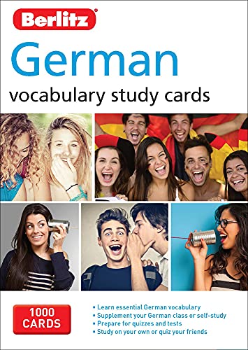 9781780044675: Berlitz Language: German Study Cards (Berlitz Vocabulary Study Cards)