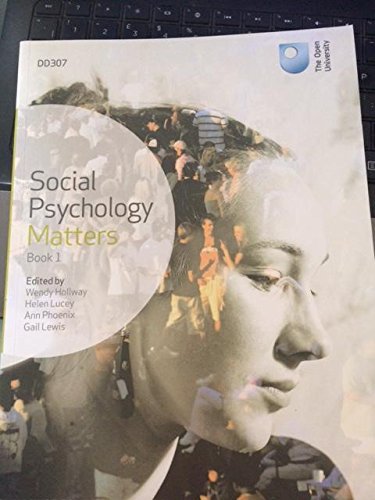 Beispielbild fr Social Psychology Matters - Book 1 zum Verkauf von Reuseabook