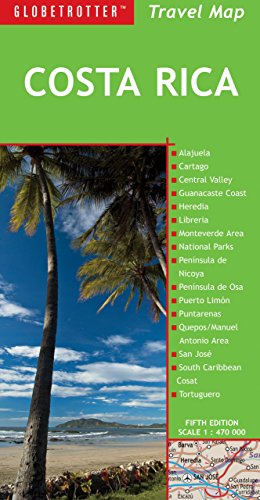 9781780090177: Globetrotter Travel Map Costa Rica