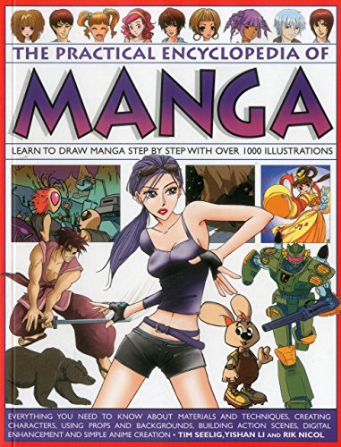 Beispielbild fr The Practical Encyclopedia of Manga: Learn To Draw Manga Step By Step With Over 1000 Illustrations zum Verkauf von Half Price Books Inc.