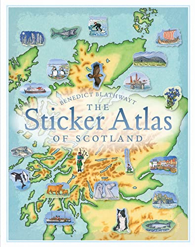 Beispielbild fr The Sticker Atlas of Scotland zum Verkauf von Books From California