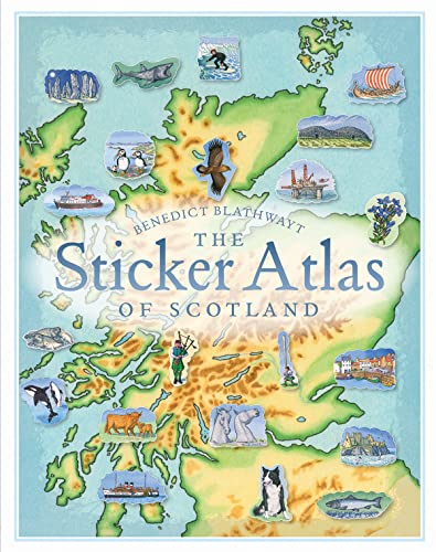 Stock image for STICKER ATLAS OF SCOTLAND for sale by Speedyhen