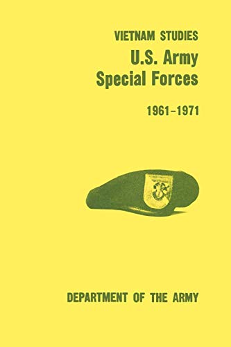 Beispielbild fr US Army Special Forces 19611971 US Army Vietnam Studies series zum Verkauf von PBShop.store US