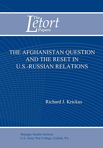 Stock image for The Afghanistan Question and the Reset in US Iranian Relations Letort Paper for sale by PBShop.store US