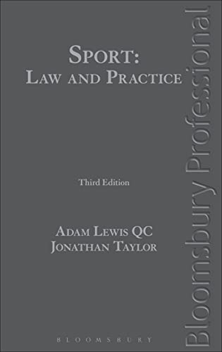 Beispielbild fr Sport: Law and Practice zum Verkauf von Anybook.com