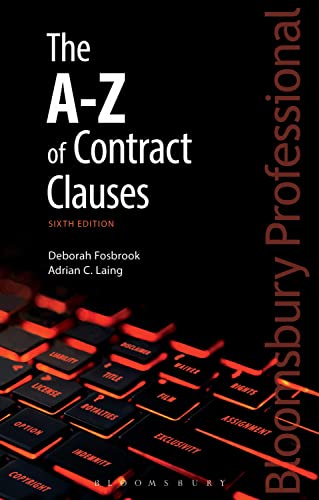 Beispielbild fr The a-Z of Contract Clauses zum Verkauf von Better World Books Ltd