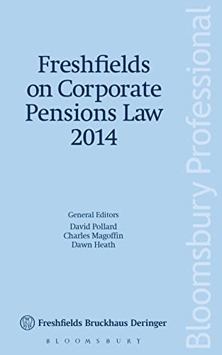 Imagen de archivo de Freshfields on Corporate Pensions Law 2014 a la venta por Better World Books Ltd