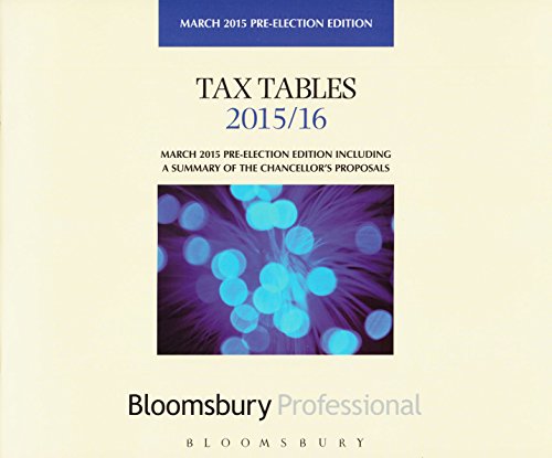 9781780437620: Tax Tables 2015/16