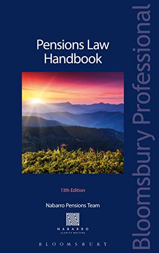 Stock image for Pensions Law Handbook: 13th Edition for sale by Books From California