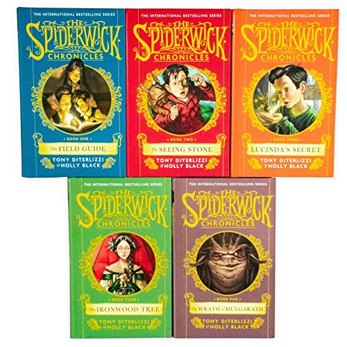 Beispielbild fr Spiderwick Chronicles series Collection 5 books set (The Wrath of Mulgrath, the Ironwood Tree, Lucinda's Secret, the Seeing Stone, the Field Guide) zum Verkauf von Revaluation Books