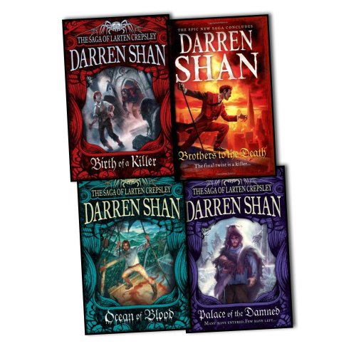 9781780486987: Darren Shan 4 Books Collection Pack Set RRP: 36.46 (The Saga of Larten Crepsley - Birth of a Killer, The Saga of Larten Crepsley (2) - Ocean of Blood, The Saga of Larten Crepsley (3) - Palace of the Damned, The Saga of Larten Crepsley (4) - Brothers to the Death)