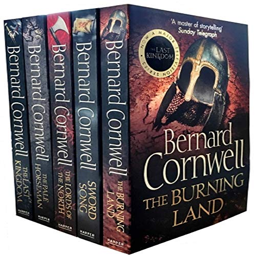 Stock image for Bernard Cornwell Warrior Chronicles, The Last Kingdom Series 1 Books Set Collection Pack (The Lord of the North, Sword Song, The Last Kingdom, The Burning Land, The Pale Horseman) (Book 1 To 5) for sale by Blindpig Books
