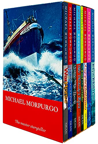 Beispielbild fr Michael Morpurgo Collection Childrens 8 Books Set Boxed (King of the Cloud Forests, Escape from Shangri-La, Why the Whales Came, Kensuke's Kingdom, Long Way Home, The Wreck of the Zanzibar, Mr Nobody's Eyes and War Horse) zum Verkauf von SecondSale