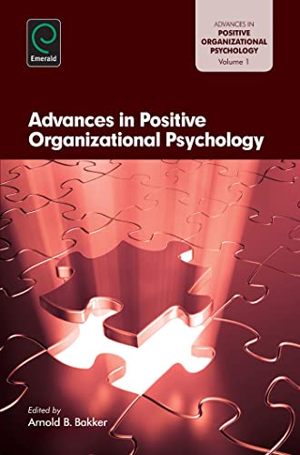 Beispielbild fr Advances in Positive Organization zum Verkauf von Blackwell's