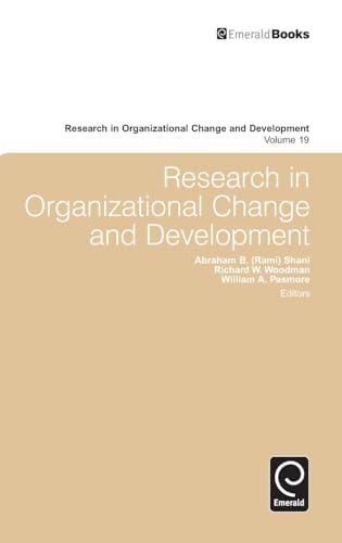 9781780520223: Research in Organizational Change and Development (Research in Organizational Change and Development, 19)