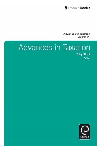 Beispielbild fr Advances in Taxation. Vol. 20 zum Verkauf von Blackwell's
