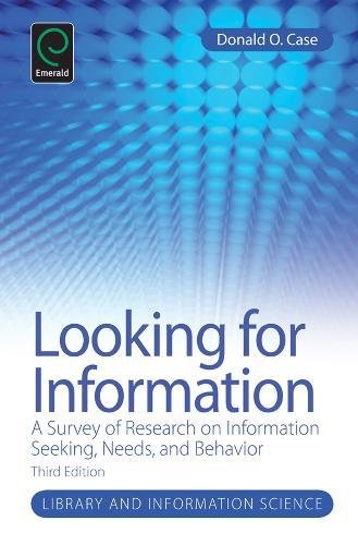 Beispielbild fr Looking for Information: A Survey of Research on Information Seeking, Needs and Behavior (Library and Information Science) zum Verkauf von SecondSale