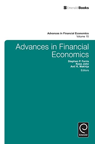 Advances in Financial Economics (Advances in Financial Economics, 15) (9781780527888) by Kose John