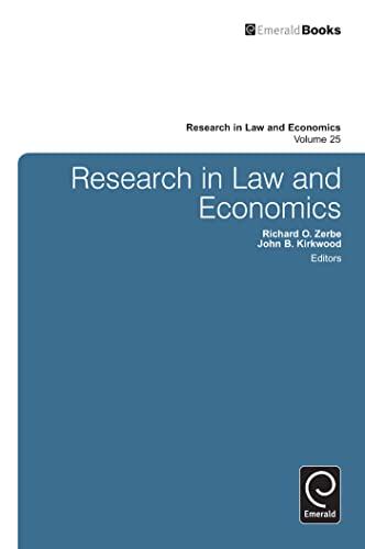 Stock image for Research in Law and Economics (Research in Law and Economics, 25) for sale by GoldenWavesOfBooks