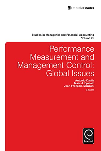 Beispielbild fr Performance Measurement and Management Control zum Verkauf von Blackwell's