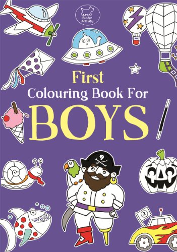 Imagen de archivo de First Colouring Book For Boys (Buster Books) a la venta por AwesomeBooks