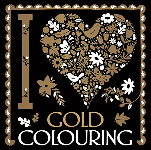 Stock image for I Heart Gold Colouring (I Heart Pocket Colouring) for sale by WorldofBooks