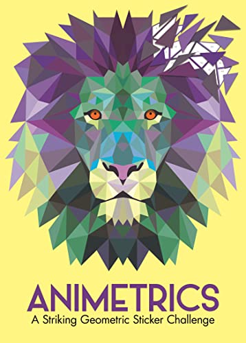 Stock image for Animetrics: A Striking Geometric Sticker Challenge (Sticker by Number Geometric Puzzles) for sale by WorldofBooks