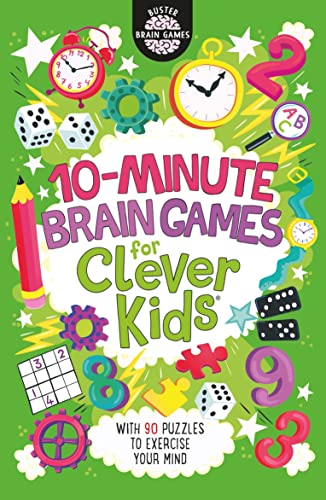9781780555935: 10-Minute Brain Games for Clever Kids (Buster Brain Games) [Lingua Inglese]