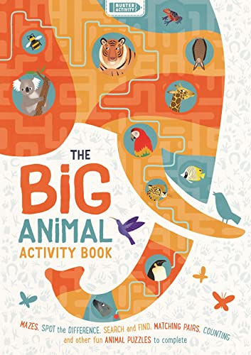 Immagine dell'editore per The Big Animal Activity Book: Mazes, Spot the Difference, Search and Find, Matching Pairs, Counting and other fun Animal Puzzles to complete venduto da THE SAINT BOOKSTORE