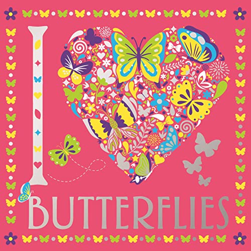 Stock image for I Heart Butterflies: 1 (I Heart Pocket Colouring, 17) for sale by WYEMART LIMITED