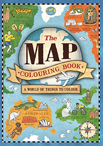 9781780557298: The Map Colouring Book: A World of Things to Colour