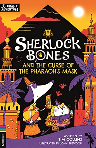 Stock image for Sherlock Bones and the Curse of the Pharaohs Mask (2) (Adventures of Sherlock Bones) for sale by HPB-Blue