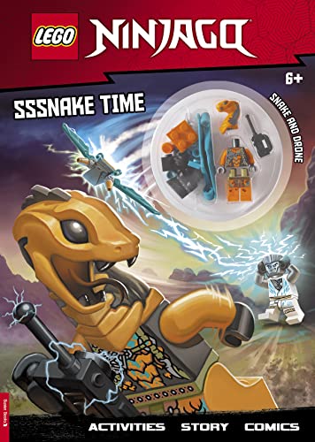 9781780558752: LEGO NINJAGO: Sssnake Time Activity Book (with Snake Warrior Minifigure)