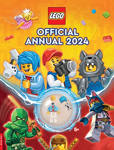 Imagen de archivo de LEGO® Books: Official Annual 2024 (with gamer LEGO® minifigure) a la venta por WorldofBooks