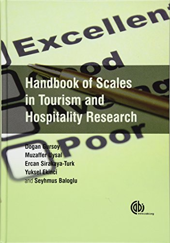 9781780644530: Handbook of Scales in Tourism and Hospitality Research