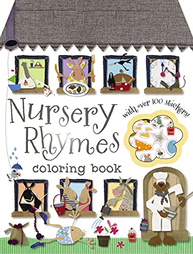 Stock image for Coloring and Sticker: Nursery Rhymes Coloring Book for sale by Wonder Book