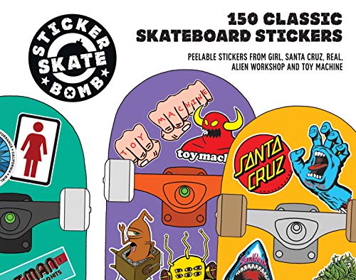 Imagen de archivo de Stickerbomb Skateboard: 150 Classic Skateboard Stickers a la venta por Books From California